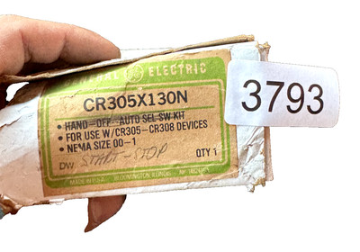 GE CR305X130N Start-Stop Push Button