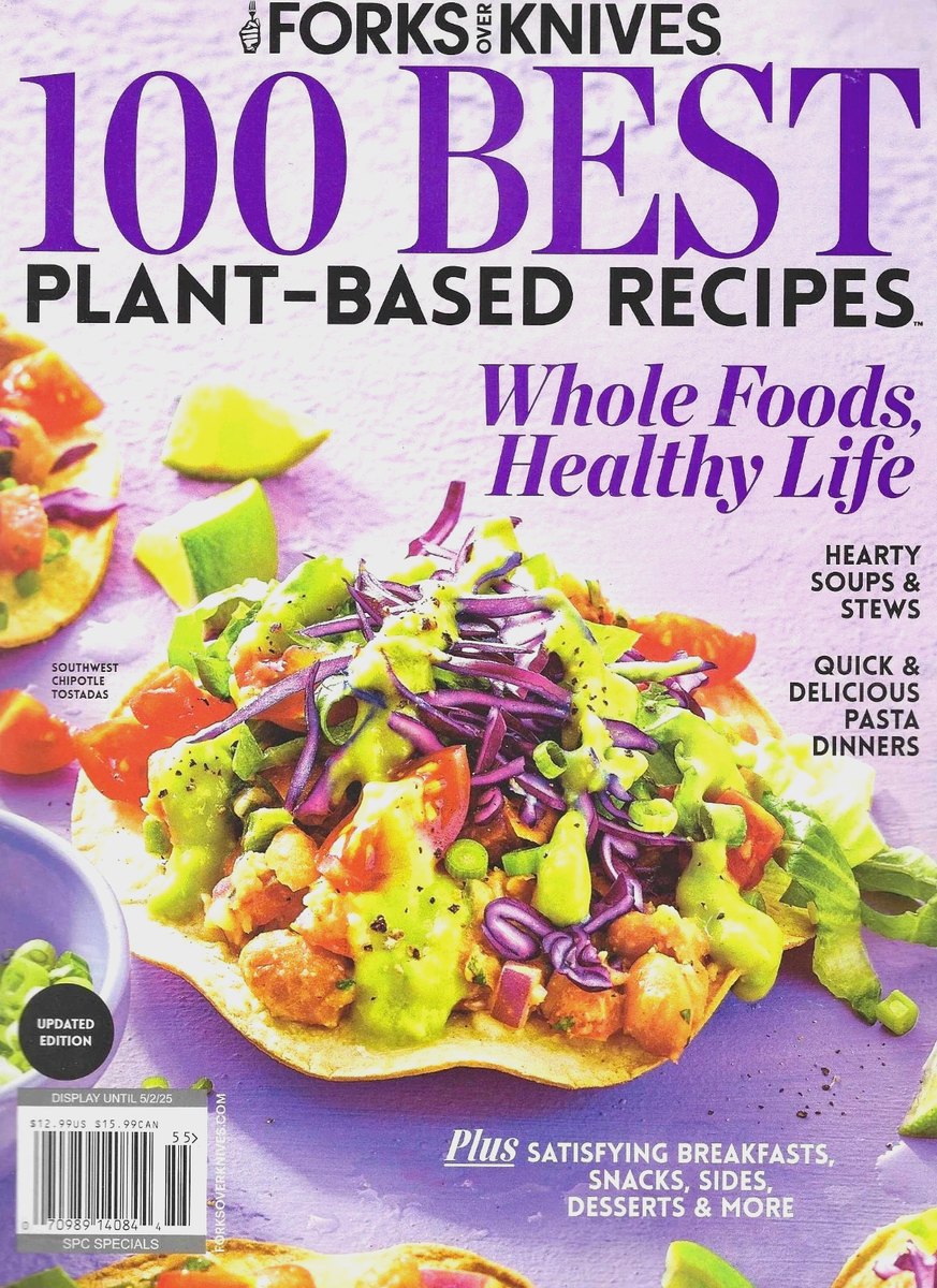 FORKS OVER KNIVES MAGAZINE 2026 | 100 BEST PLANT BASED RECIPES | eBay