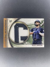 2025 Topps Museum Collection - Riley Greene /15 - Jumbo Patch Relic