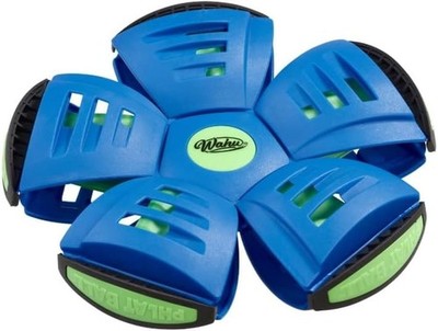 Wahu Phlat Ball klassische fliegende Untertasse Spielzeug Kinder faltbar Frisbee blau 5+ Neu
