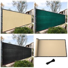 3' 4' 5' 6' 8' x50' Privacy Fence Screen Windscreen Garden Yard Mesh Shade Cover