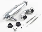 Silencer resonance pipe set three-chamber sil Masterfix Kyosho IFW-120 by Mielke