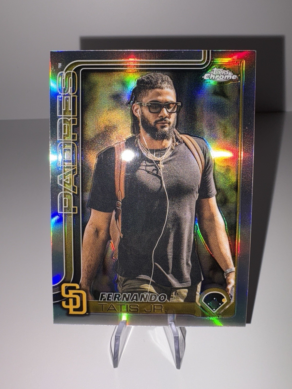 FERNANDO TATIS JR. 2025 Topps Chrome IMAGE VARIATION #159 SP Card Padres