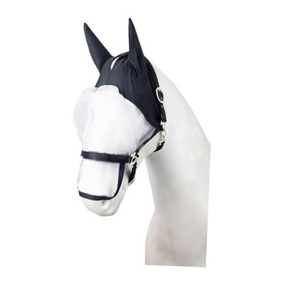 Paso Fino 2 in 1 Halter and Fly Mask - - Cob Overture Navy