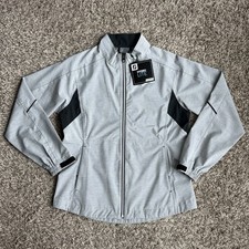 FootJoy Hydrolite Rain Jacket Womens Medium Full Zip Heather Grey MSRP: 190 NEW