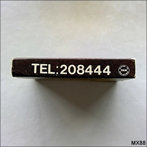 Hotel Equatorial Bar Jalan Sultan Ismail Kuala Lumpur Malaysia Matchbox (MX88) - Picture 3 of 3