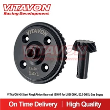 Vitavon HD Steel Ring&Pinion Gear Set 12/40T For LOSI DBXL E2.0 DBXL Gas Buggy