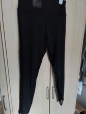 Gym Leggings with Open Lace Design. New Look. BNWT. Size M.
