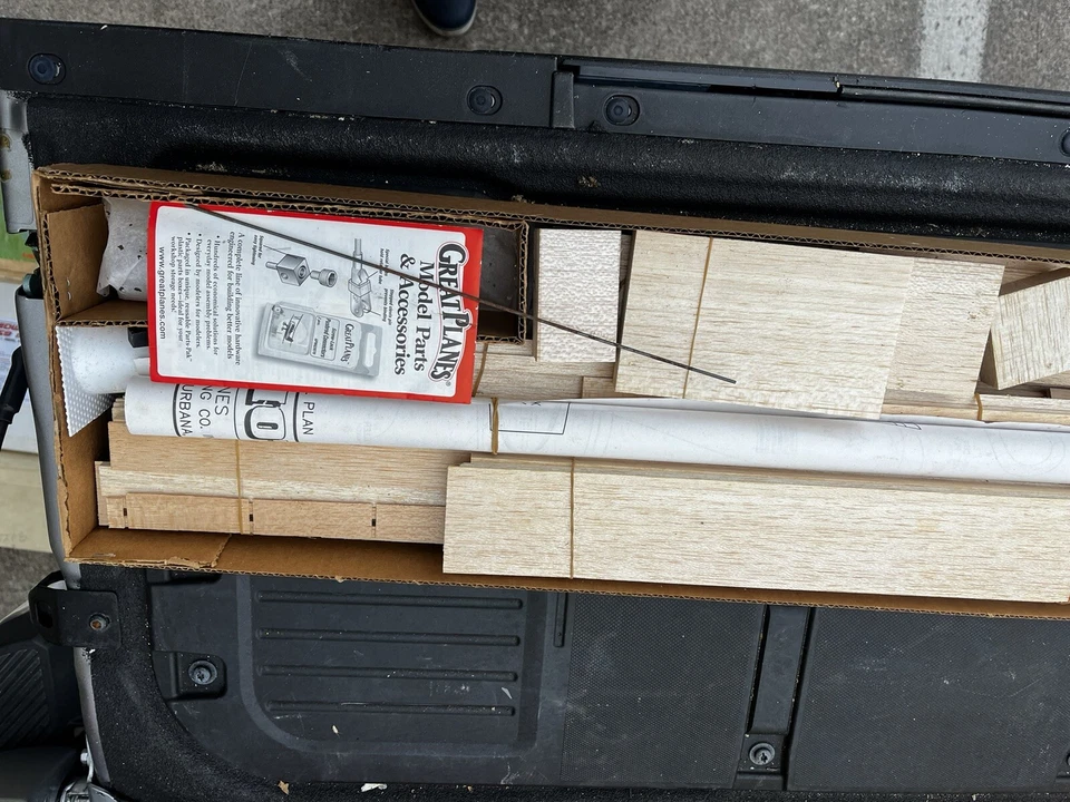 GREAT PLANES - Patriot Kit - 47" Wingspan - NITB Vintage Balsa Wood RC Plane - Image 2 of 3