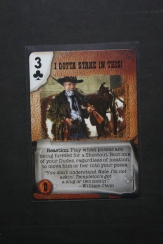Deadlands Doomtown CCG TCG * Eye for an Eye * Single Cards R/U/C - Picture 52 of 117