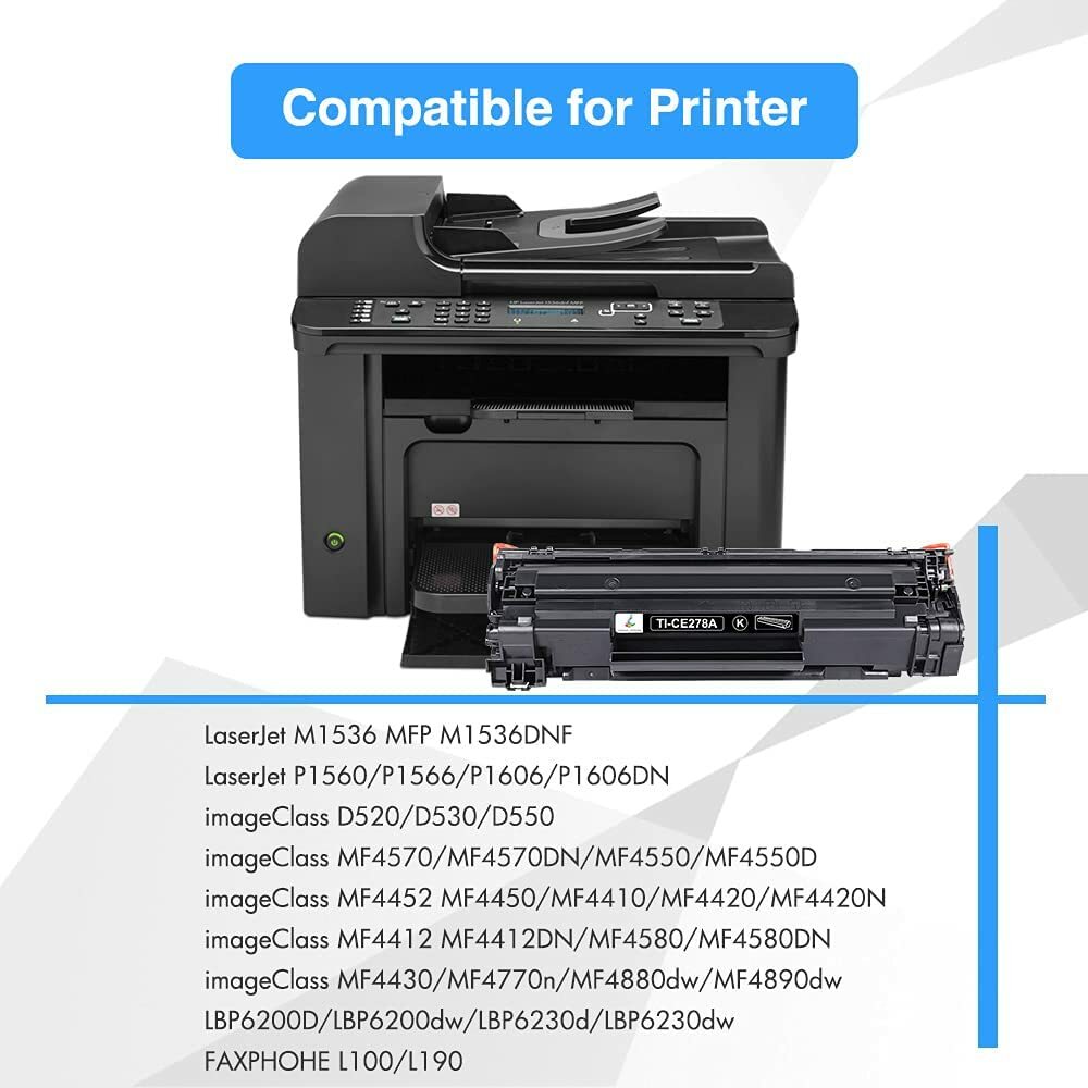LAIPENG Compatible Toner Cartridge CE278A 78A up to 2100 Pages for HP