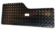 LAND ROVER DISCOVERY 2 BLACK CHEQUER PLATE REAR DOOR CARD - with no handle holes