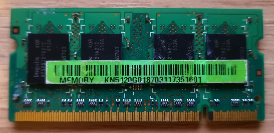 Memoria Ram Hynix HYMP564S64CP6-C4 AB 512MB DDR2 SDRAM PC2-4200 (DDR2-533) - Immagine 2 di 2