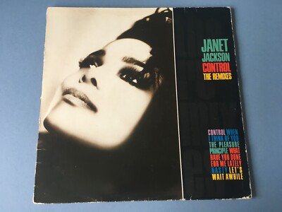 Janet Jackson - Control The Remixes, Vinyl LP Album, A&M 1987