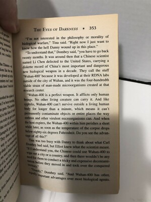 THE EYES OF DARKNESS BY Dean Koontz World Wide Virus