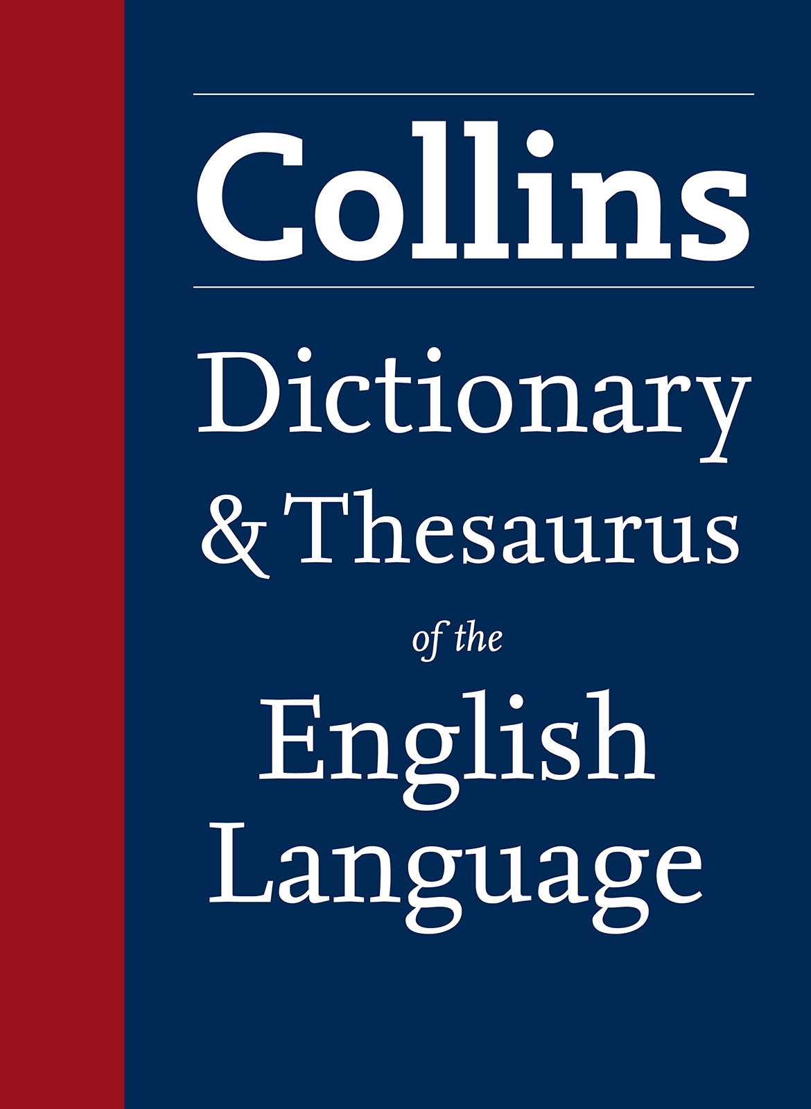 Collins Dictionary & Thesaurus of the English Language by Not Available (Hardcover, 2011) for