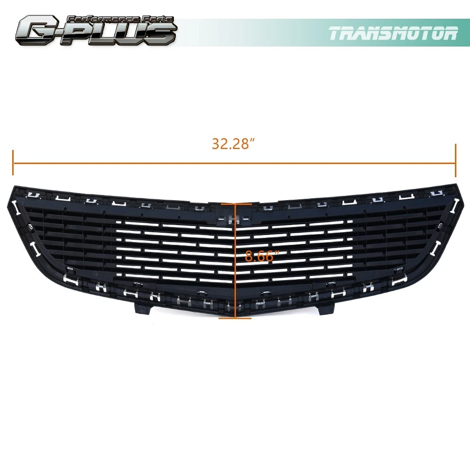 Ajuste para Chevrolet Cruze 2015 capó delantero cromado malla parrilla parachoques inferior rejilla Foto 2 de 4