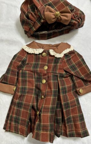 Doll Clothes Lot 50’s Style Dresses (2) w Hats & Cape Shoes New For 16-18 “ Doll - Picture 3 of 6
