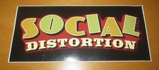 ☆ SOCIAL DISTORTION Hard Times and Nursery Rhymes LP CD STICKER Promo 1/18/2011