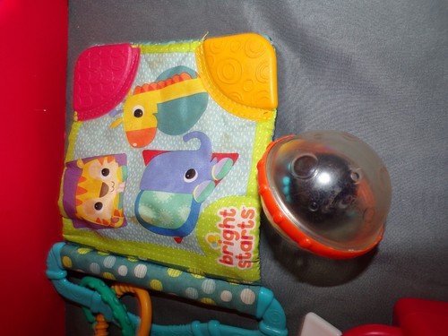 Soft Cloth Baby Books Developmental Touch Feel Crinkle Bright Starts Animal MORE - Picture 3 of 6