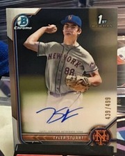 Tyler Stuart 2022 Bowman Draft Auto