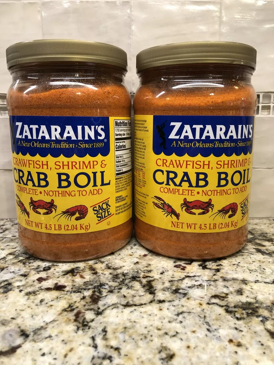 Zatarain's crawfish shrimp 2024 & crab boil