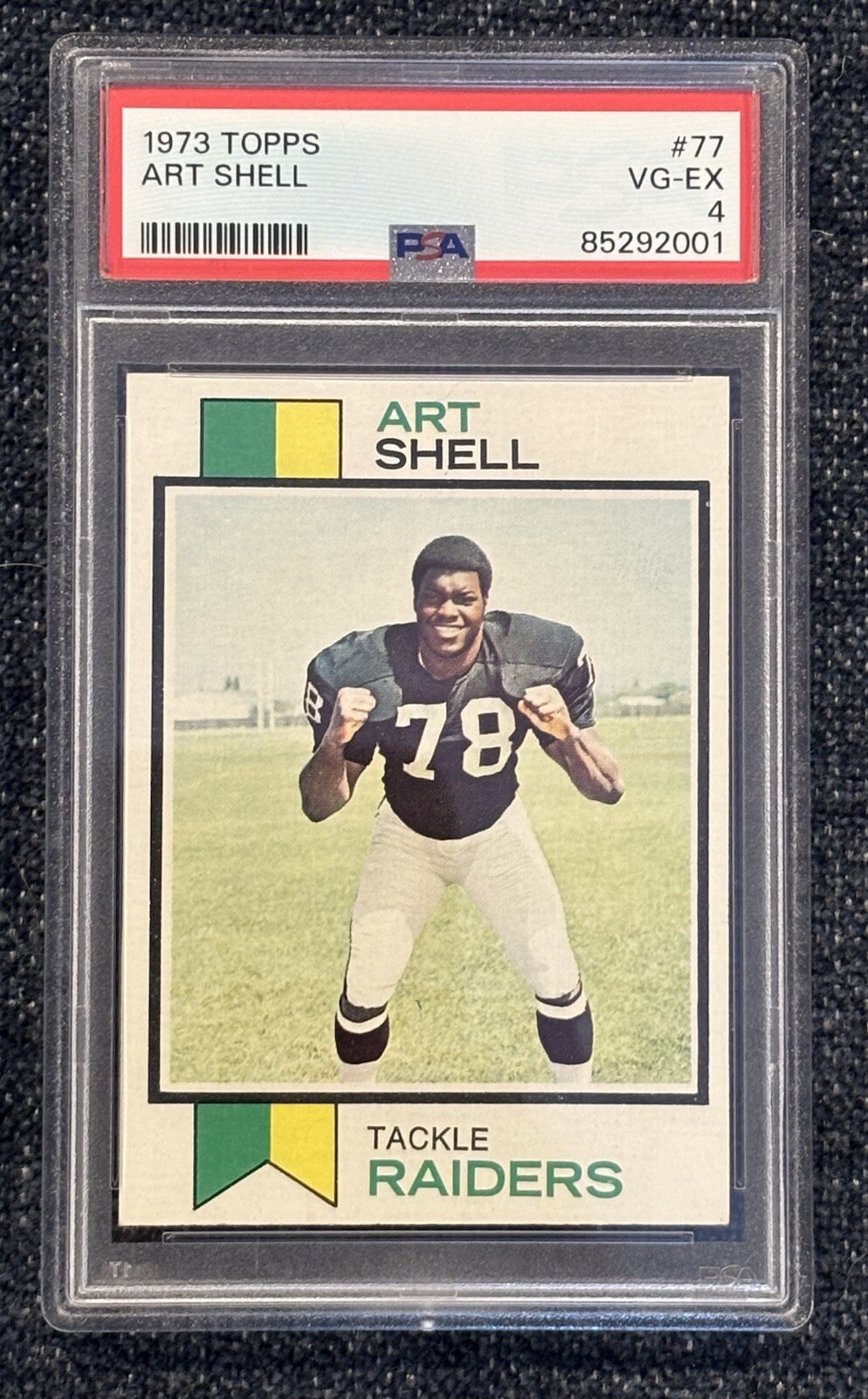 1973 TOPPS ART SHELL #77 PSA 4 VG-EX RAIDERS NFL HALL OF FAME PLAYER | eBay