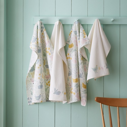 Catherine Lansfield Cottage Friends Kitchen Table Cloth, Apron, Towels Placemats - Picture 51 of 59