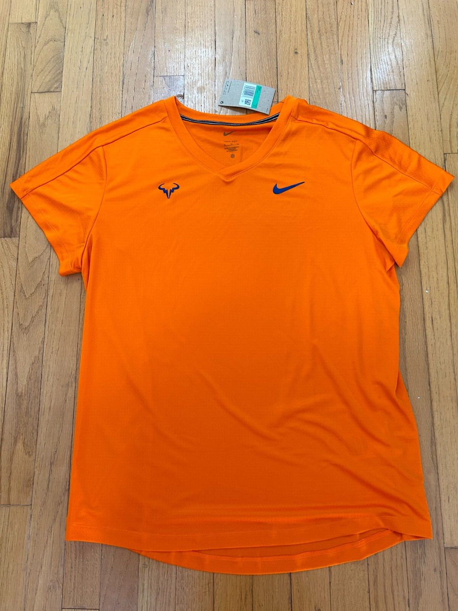 ウェア nike Nadal t-shirt Nike Dri-FIT Rafa Nadal Tennis T-Shirt Black Purple Men's M