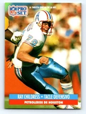 1991 Pro Set Spanish FRESH PULL #163 Ray Childress
