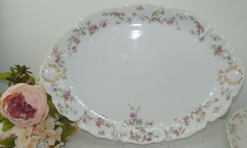 Haviland Limoges France 16-1/2" Platter with a Chip - Picture 3 of 10
