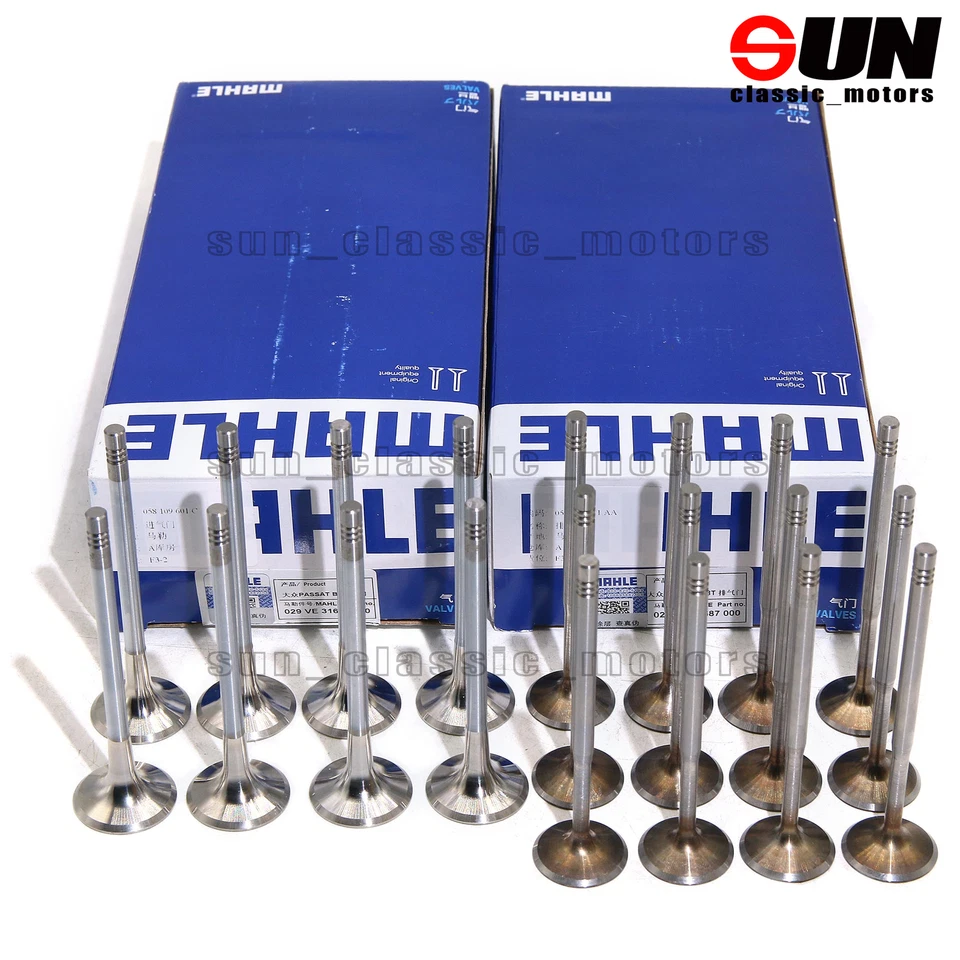 KIT DE 20 VÁLVULAS DE ADMISIÓN Y ESCAPE PARA VW BEETLE JETTA GOLF AUDI A4 TT 1.8T MAHLE Foto 2 de 4