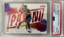 Angel Reese 2024 THE National Color Blast RC Rookie 23/44 Gold Vinyl #AR Sky PSA