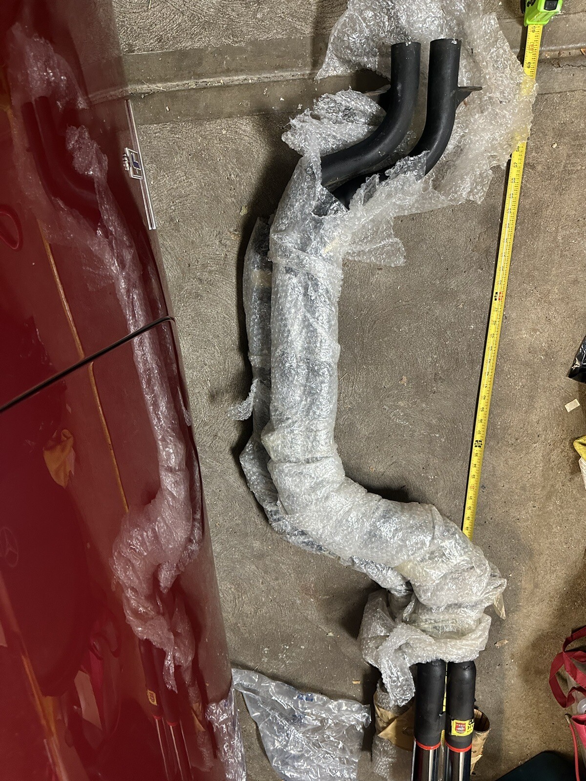 Ferrari 330 GTC - GTS ANSA Rear Muffler Right And left Sides NOS Original