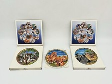 3x Hutschenreuther Wandteller Monat Die Welt der Tiere Monat Juni August OVP NEU