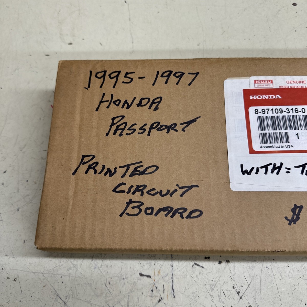 まは Honda 8-97109-316-0 Printed Circuit Board W/Tach 1995-97 Honda