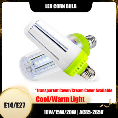 E14/E27 LED Corn Bulb 10W/15W/20W Cool/Warm Light | Energy Saving Light Bulbs