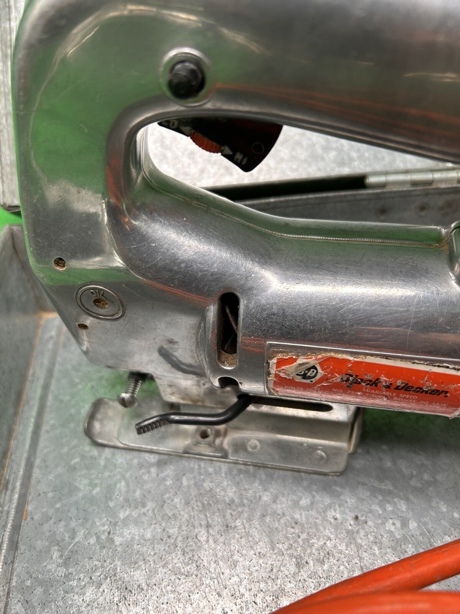 Vintage Black & Decker B&D 7560 Jigsaw Jig Saw 2 Speed 120v Corded