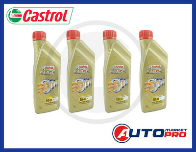 4 Liter Motoröl castrol edge 5W30 FST BMW Langes Leben 04 VW 504.00 Titan