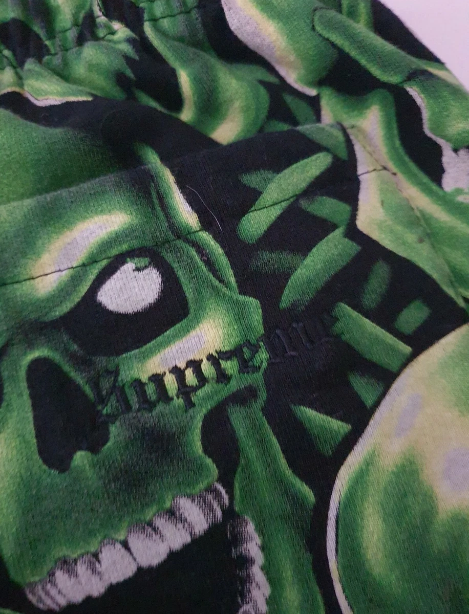 Supreme green skull shorts cheap