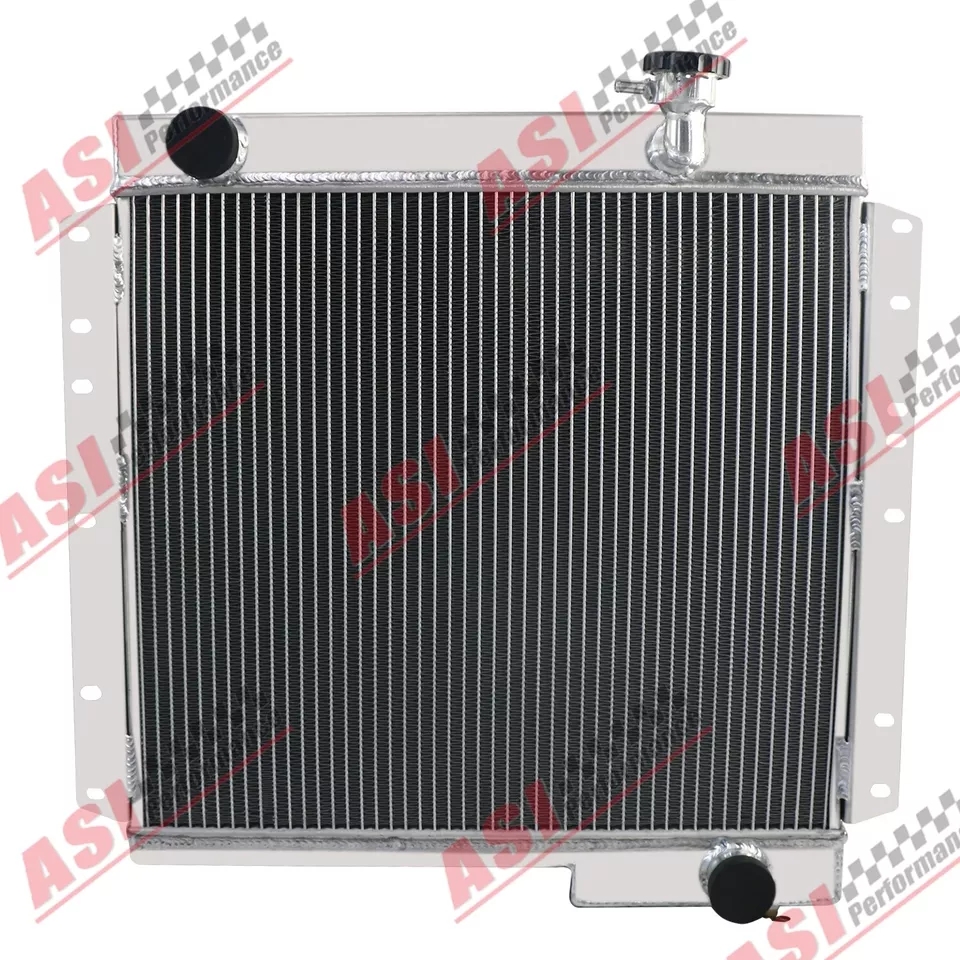 3 Row Aluminum Radiator for 1960-1984 1962 1982 Toyota Land Cruiser FJ40 FJ45 MT - Image 2 of 4