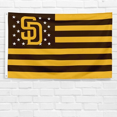 #ad For San Diego Padres 3x5 ft Flag Baseball Gift Sports Banner $13.99