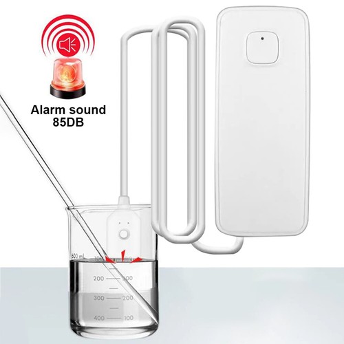 Sensore perdite acqua WIFI intelligente allarme sonoro rilevatore perdite alluvioni allarme trabocco - Foto 15 di 25