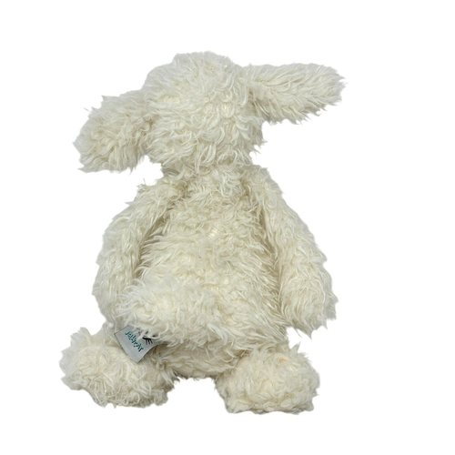 RARO JELLYCAT Mumbles Giglio Agnello Bianco 12" Peluche Morbido Shaggy Crema Bianco - Foto 3 di 4