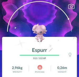 Pokémon Go – Shiny Espurr (Psystigri) – Échange 30 Jours Ou Déjà Amis