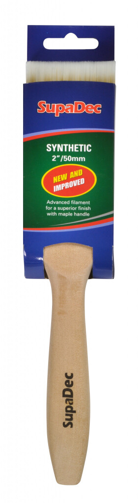 SupaDec DIY Decorating Woodcare Synthetic Paint Brush - 2""/50mm