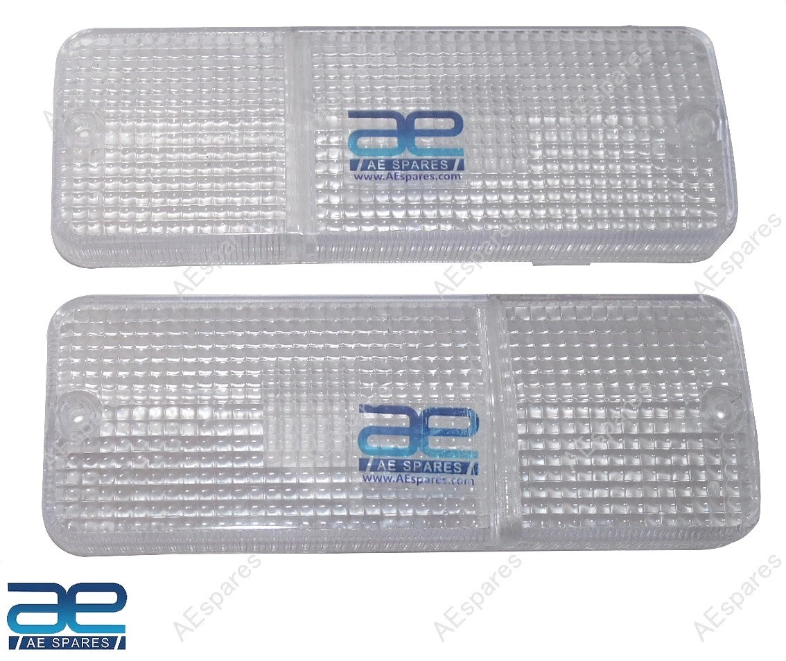 Front Bumper & Side Indicator Taillight Lens Set Clear For Suzuki Samurai SJ410 S413 Sierra Drover Jimny view 3