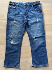 VTG Paco Denim Jeans Mens 38x30 Blue Baggy Wide Leg Denim Pants Skater Y2K 90s