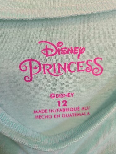 The Little Mermaid Carters Disney Tee Shirt Ariel Size 12 - Picture 4 of 8