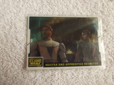 Topps - Star Wars: Clone Wars ''MASTER & APPRENTICE'' #8 of 10 - rare Cel Card